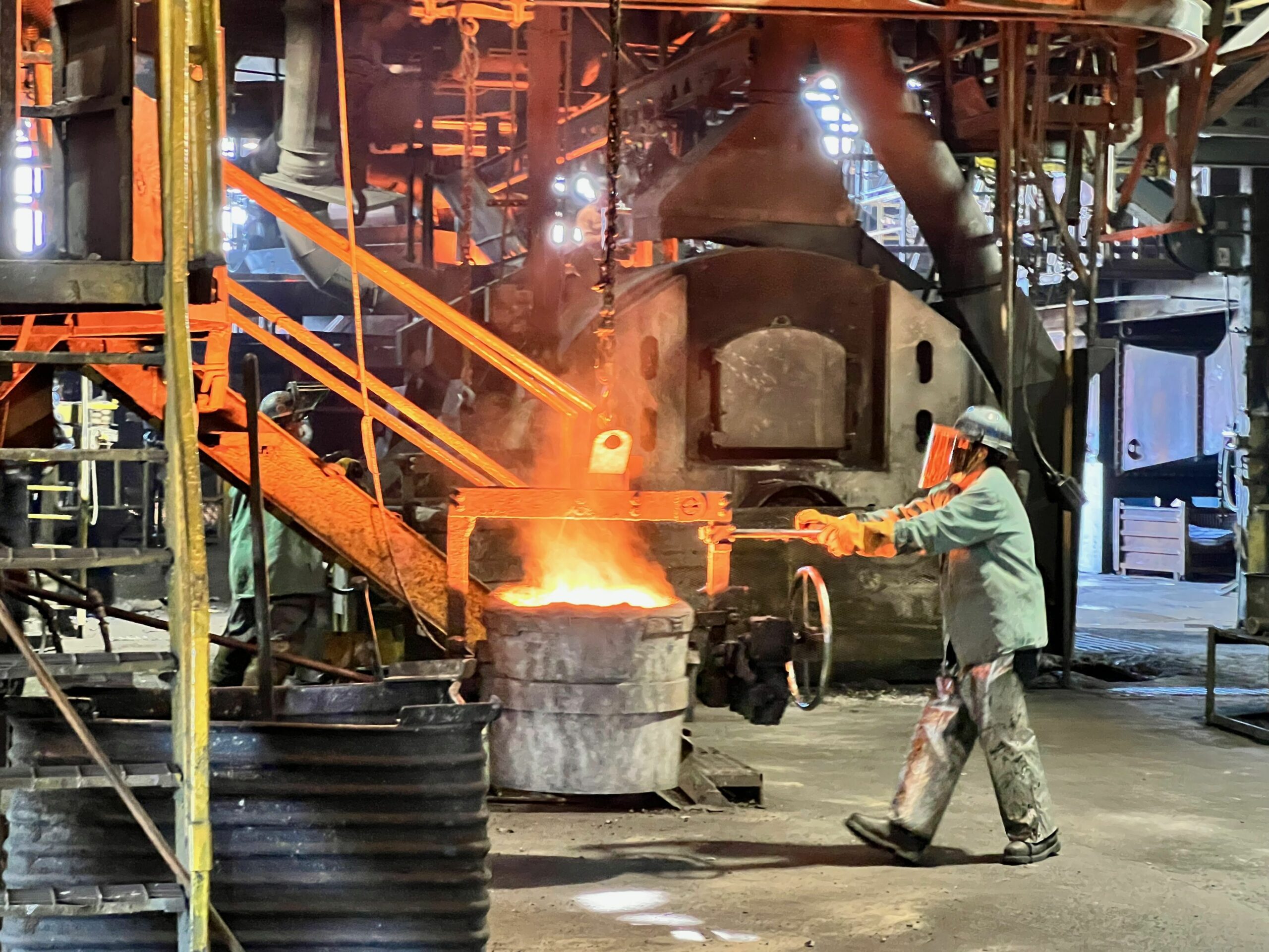 steel works internal shot